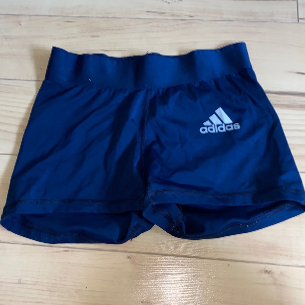Adidas spandex shorts, size S